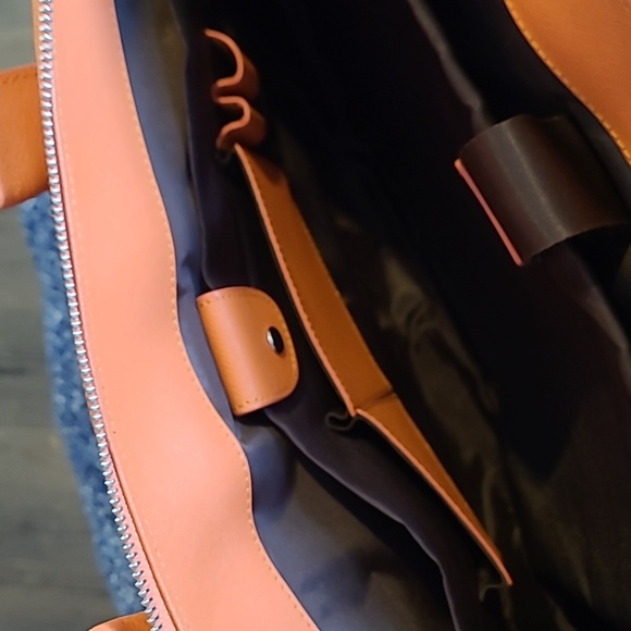 Campo Marzio Roma 1933 Leather Crossbody Laptop/Document Bag - Monte Cristo - Picture 9 of 10